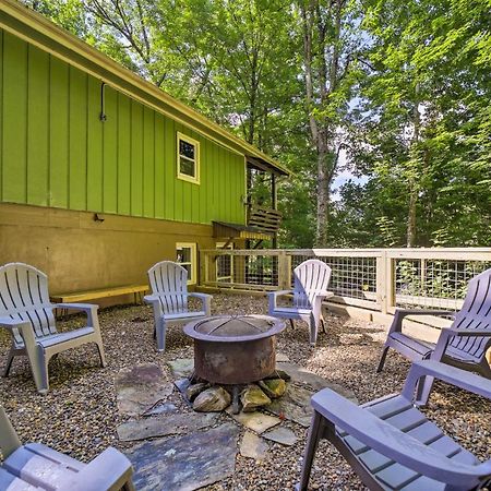 Charming Maggie Valley Getaway With Fire Pit! Exterior photo